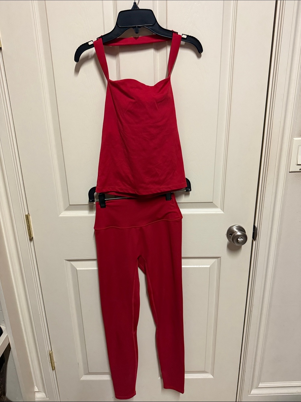 Red Women’s Leggings - Comfortable High-Waist Activewear